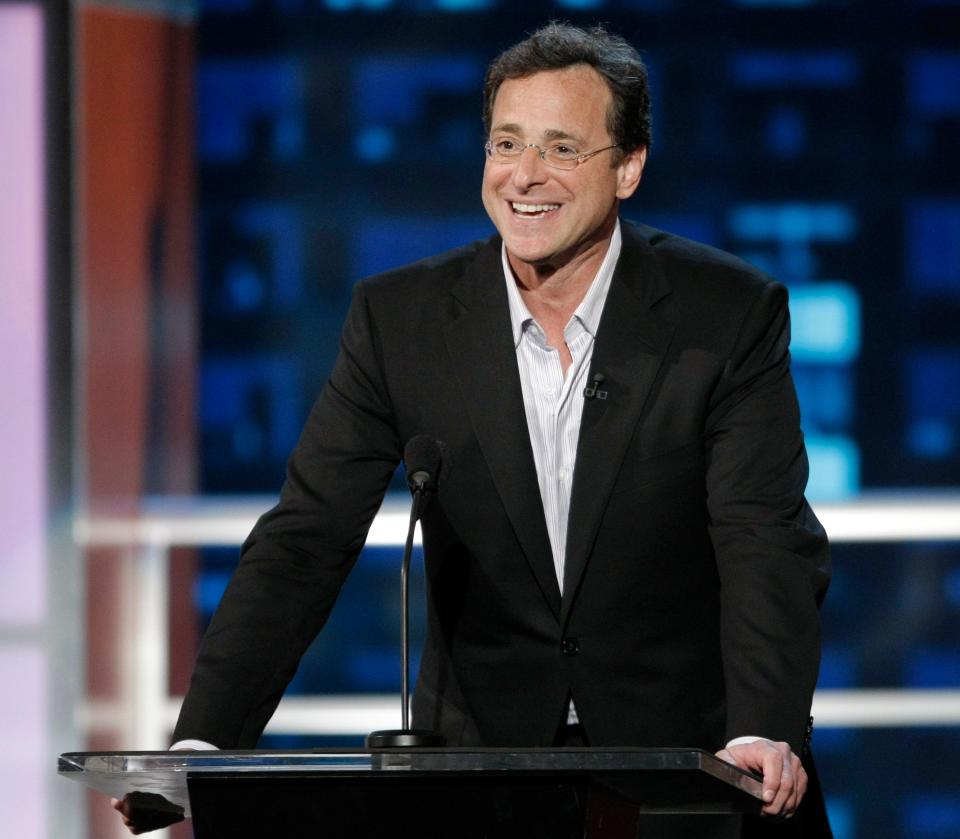 Bob Saget, pictured in 2008, has died at age 65.