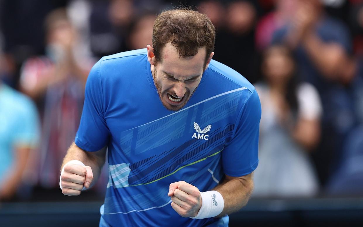 Andy Murray finally vanquishes Nikoloz Basilashvili after see-sawing Australian Open thriller - GETTY IMAGES