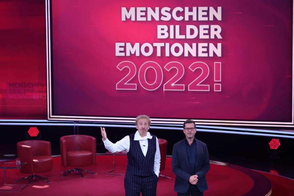 Thomas Gottschalk moderierte den RTL-Jahresrückblick am Sonntagabend erstmals gemeinsam mit Karl-Theodor zu Guttenberg. (Bild: 2022 Getty Images / Andreas Rentz)