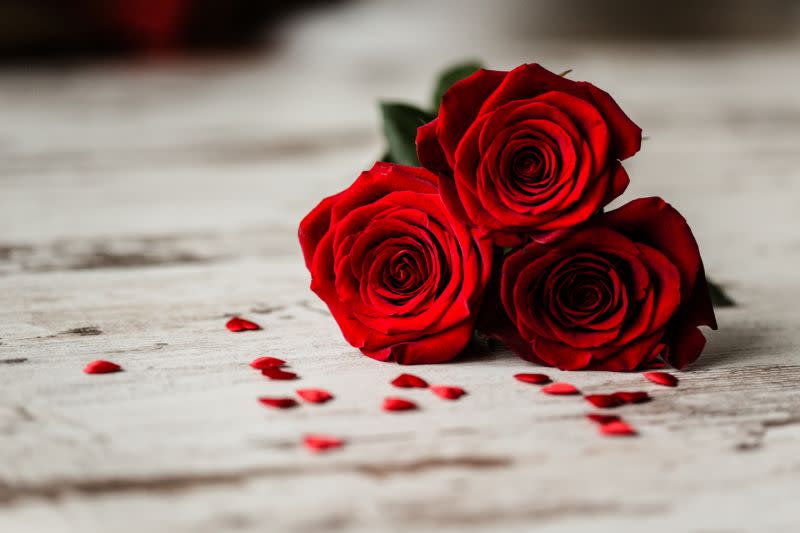 Les fleurs ne représentent pas le cadeau le plus populaire à la Saint-Valentin [Photo : Getty]