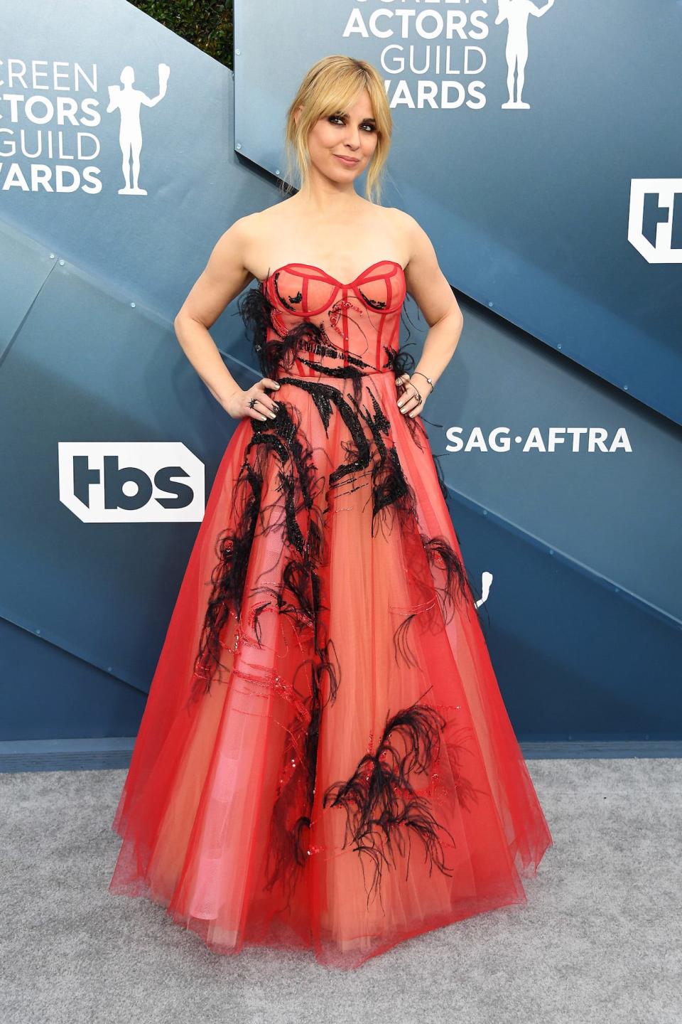 Cara Buono at the SAG Awards on January 19, 2020.