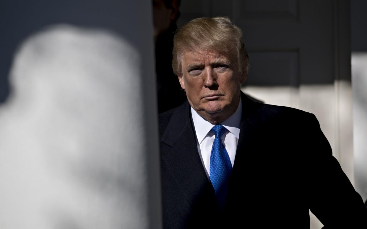 Donald Trump was hosting the Democratic Senate leader on Friday afternoon in an 11th hour push to reach a deal to avert a government shutdown - Bloomberg