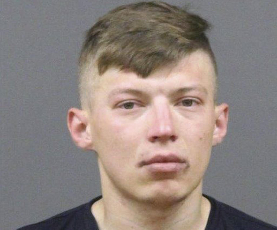 This May 11, 2019 booking photo released by the East Windsor Police Department shows Volodymyr Zhukovskyy, after he was arrested and charged with driving under the influence of drugs or alcohol in East Windsor, Conn. Zhukovskyy is scheduled to be arraigned on Tuesday, June 25, 2019 in Lancaster, N.H., on seven counts of negligent homicide after the pickup he was driving collided with a group of motorcycles, killing seven on a two-lane highway in Randolph, N.H. on Friday night. (East Windsor Police Department via AP)