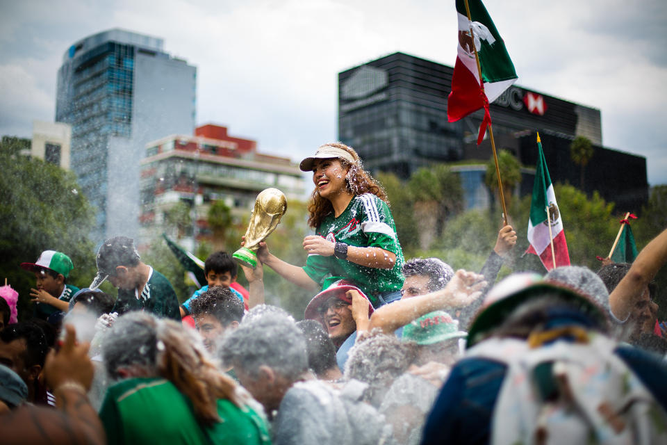 Fans can't get enough of the stunning defeat. (Photo: Manuel Velasquez via Getty Images)