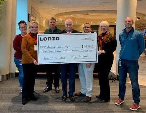 Seacoast Village Project recently received a $37,486.93 donation from Lonza Biologics Inc.