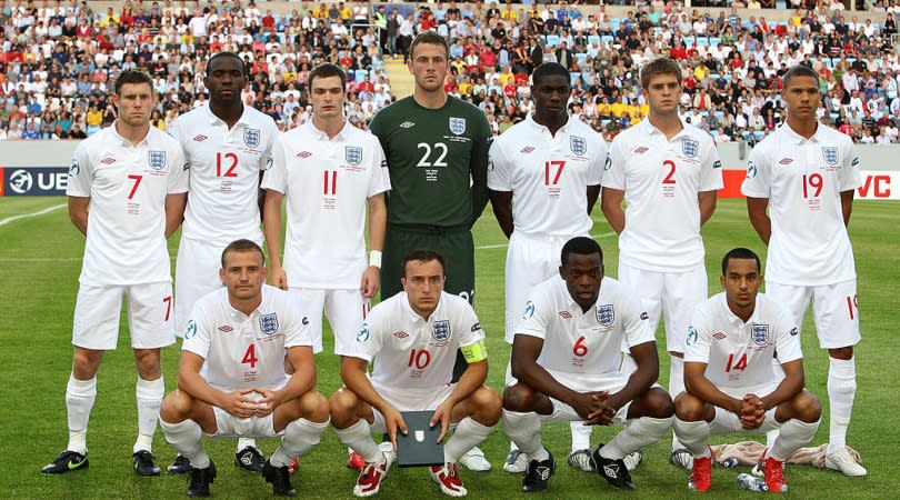  England U21 team to face Germany U21 at the Under-21 European Championship final in 2009 