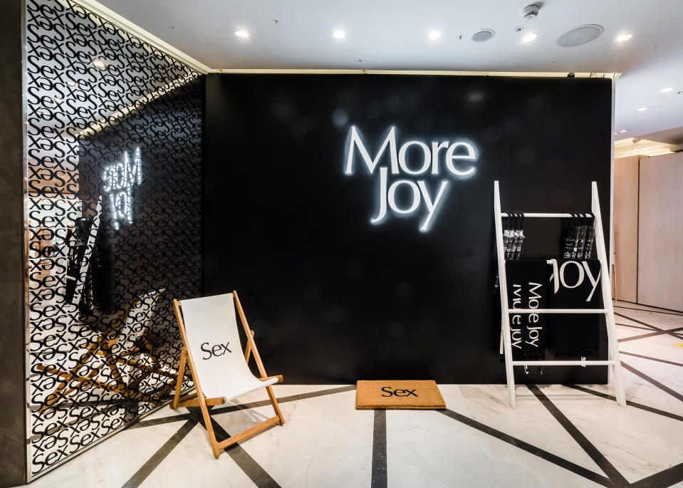 The More Joy space at Selfridges.