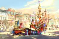 Set to debut in spring 2020 at Disneyland Park in California, the new Magic Happens parade will come to life with an energetic musical score and a new song produced in partnership with singer-songwriter Todrick Hall. The parade will feature beloved Disney characters from "Moana," "Coco," "Sleeping Beauty" and more - all led by Mickey Mouse and his pals. (Disney)