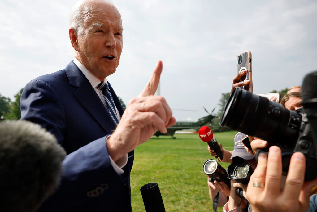 President Biden Departs The White House For Illinois