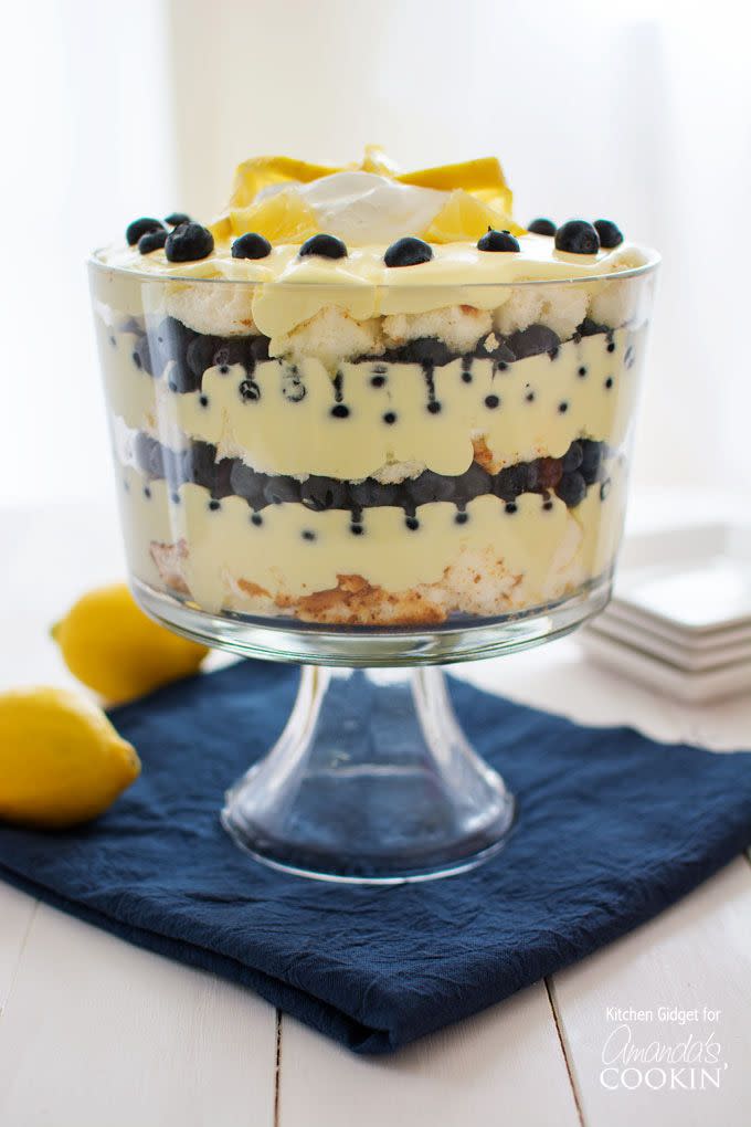 Lemon Blueberry Trifle