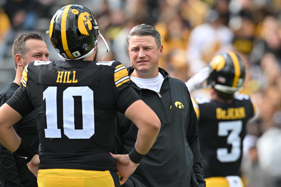 Brian Ferentz's seventh year as Iowa's offensive coordinator has been his worst yet statistically.