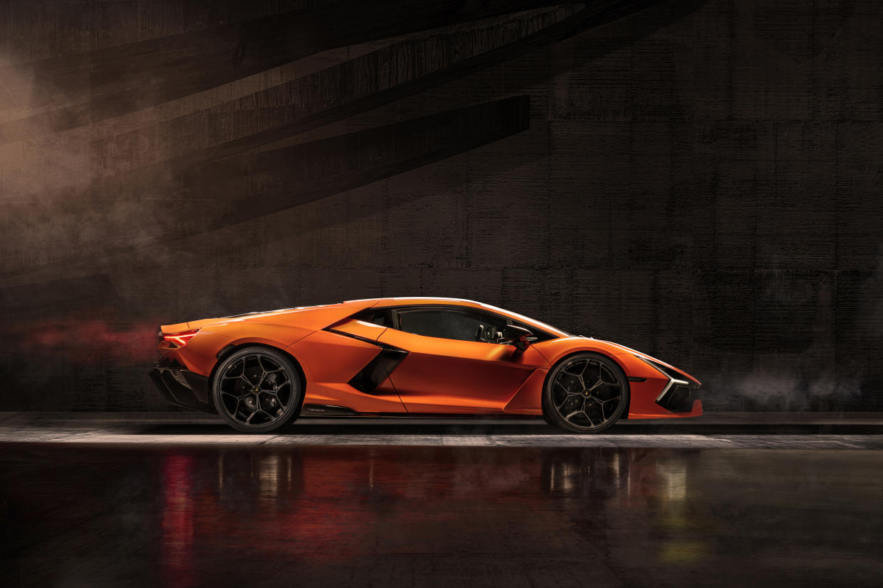 The Lamborghini Revuelto V12 plug-in hybrid 