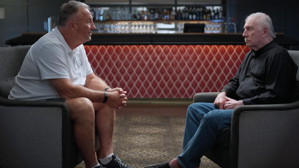 Ian Botham and Ian Chappell have famously hated one another since 1977, but have agreed to sit down with one another for an eye-opening conversation. Picture: Channel 9