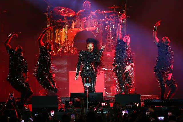 Bennett Raglin/Getty Janet Jackson performs in July 2022