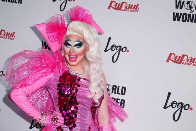 Trixie Mattel attends an event for the Season 7 finale of 