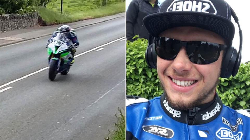 Daley Mathison was killed in the isle of man TT. Image: Twitter/crcmotorcycles