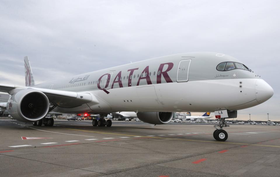 <p><b>4. Qatar Airways (Katar)</b><br> (Bild: AP Photo/Michael Probst) </p>