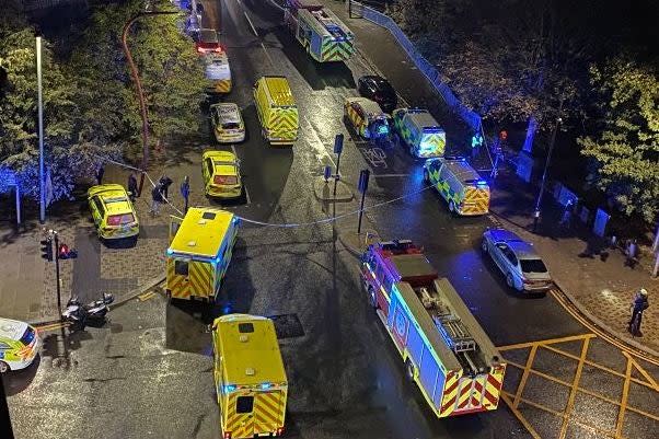 Emergency services near the River Lee, Tottenham: Ray Wise Photography