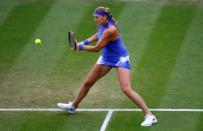 Tennis - WTA Premier - Aegon Classic - Edgbaston Priory Club, Birmingham, Britain - June 24, 2017 Czech Republic's Petra Kvitova in action against Czech Republic's Lucie Safarova during the semi final Action Images via Reuters/Peter Cziborra