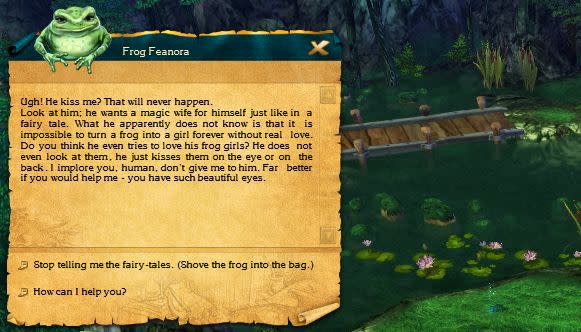 King's Bounty: The Legend frog screenshot