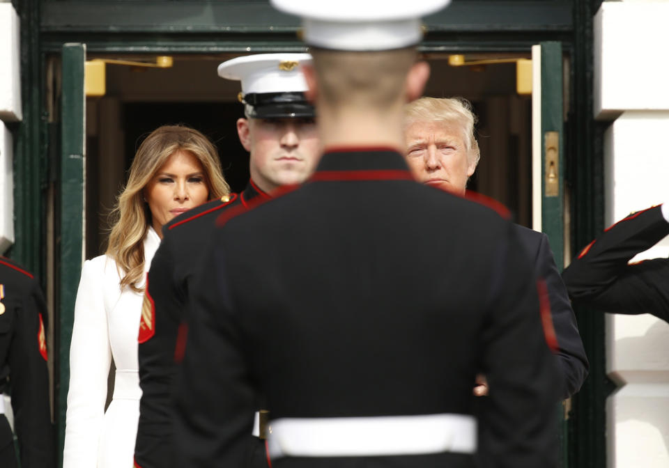 President Trump awaits arrival of Israeli Prime Minister Netanyahu