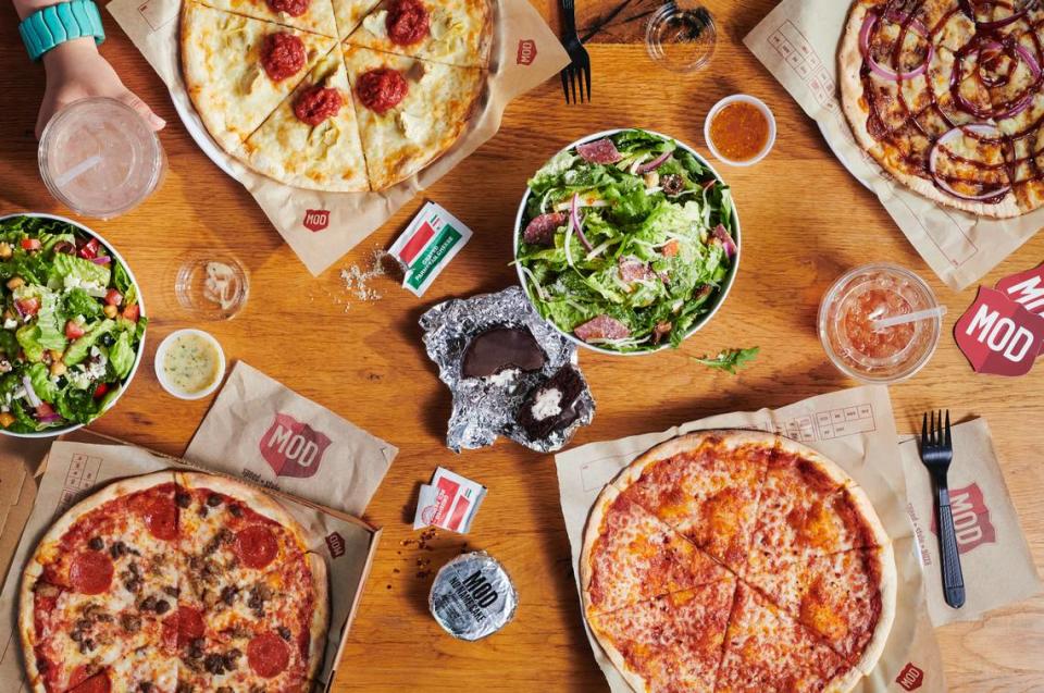 Military members, current and retired, can get a BOGO coupon from MOD Pizza. Business Wire
