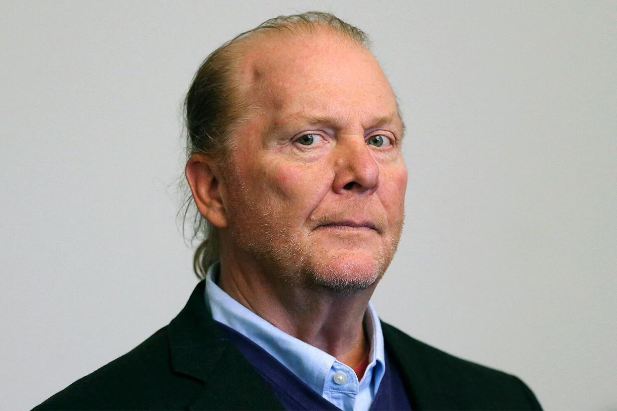 Boston, MA - May 24: Mario Batali, 58, is arraigned on a charge of indecent assault and battery in Boston Municipal Court, in connection with a 2017 incident in a Back Bay restaurant in Boston on May 24, 2019. He is accused of groping and forcibly kissing a woman at a Boylston Street restaurant in 2017.