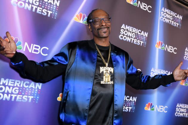 PHOTOS: Snoop Dogg Films NBC's 'Sunday Night Football Final' for