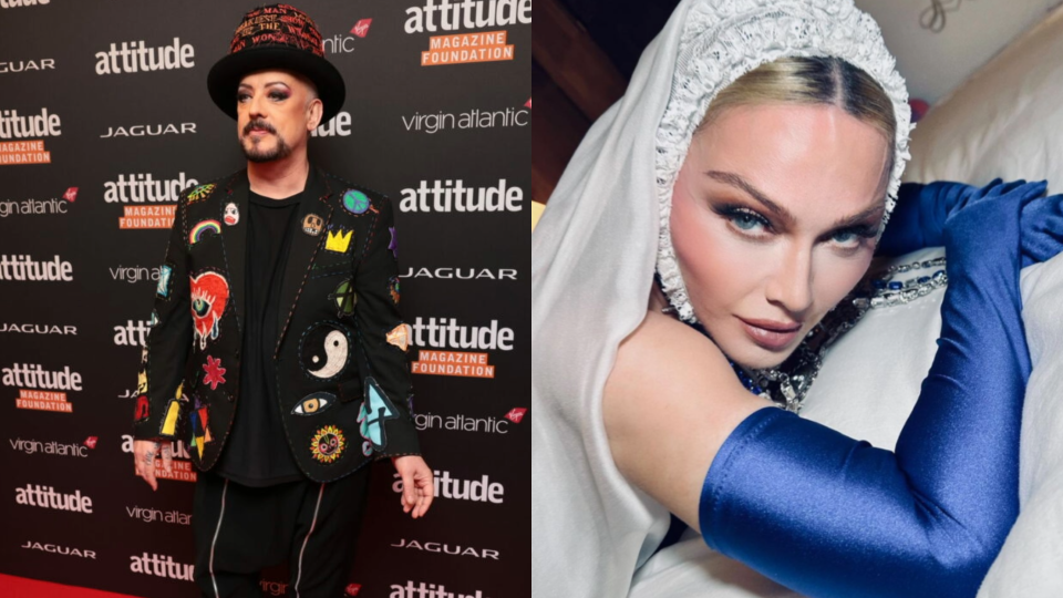 Composite of Boy George and Madonna