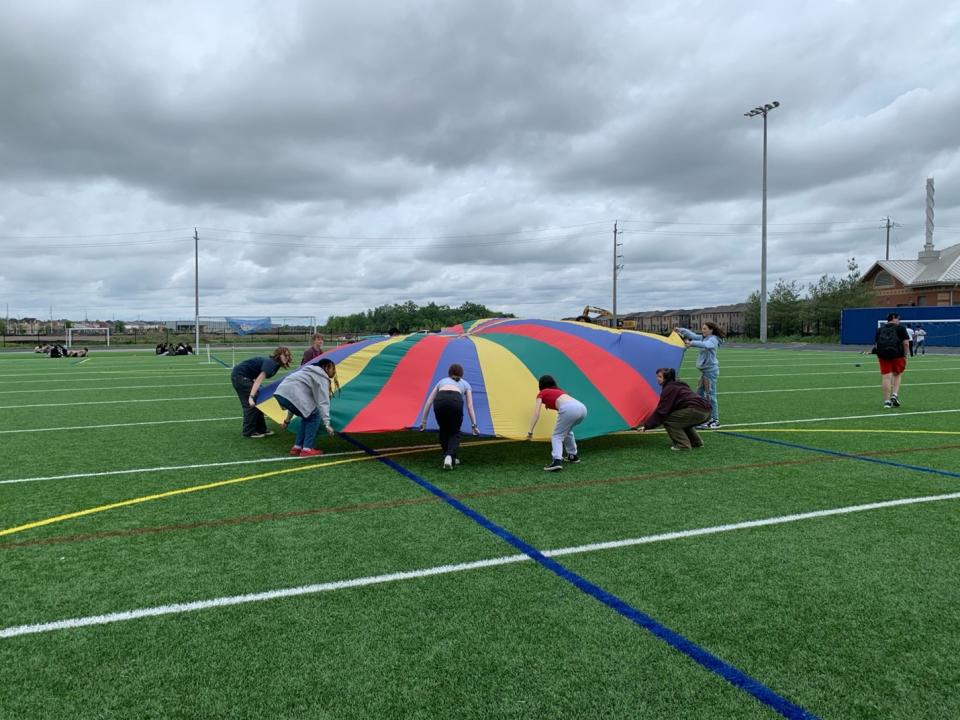 As well as the music and community vendors, Play Day also featured the signature outdoor activities present at most events of its kind, encouraging kids to socialize and be active with their friends.