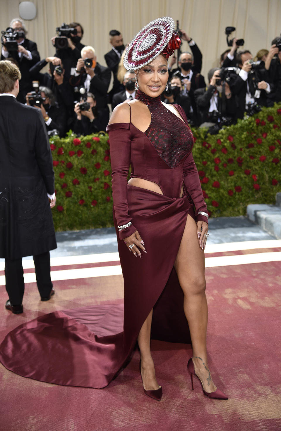 La La Anthony attends The Metropolitan Museum of Art's Costume Institute benefit gala celebrating the opening of the "In America: An Anthology of Fashion" exhibition on Monday, May 2, 2022, in New York. (Photo by Evan Agostini/Invision/AP)