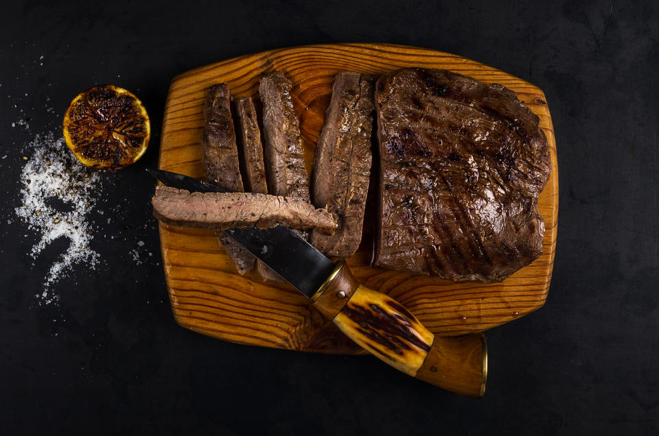 Well-done steak should be cooked to an internal temperature of about 160 degrees.  (Getty Images)