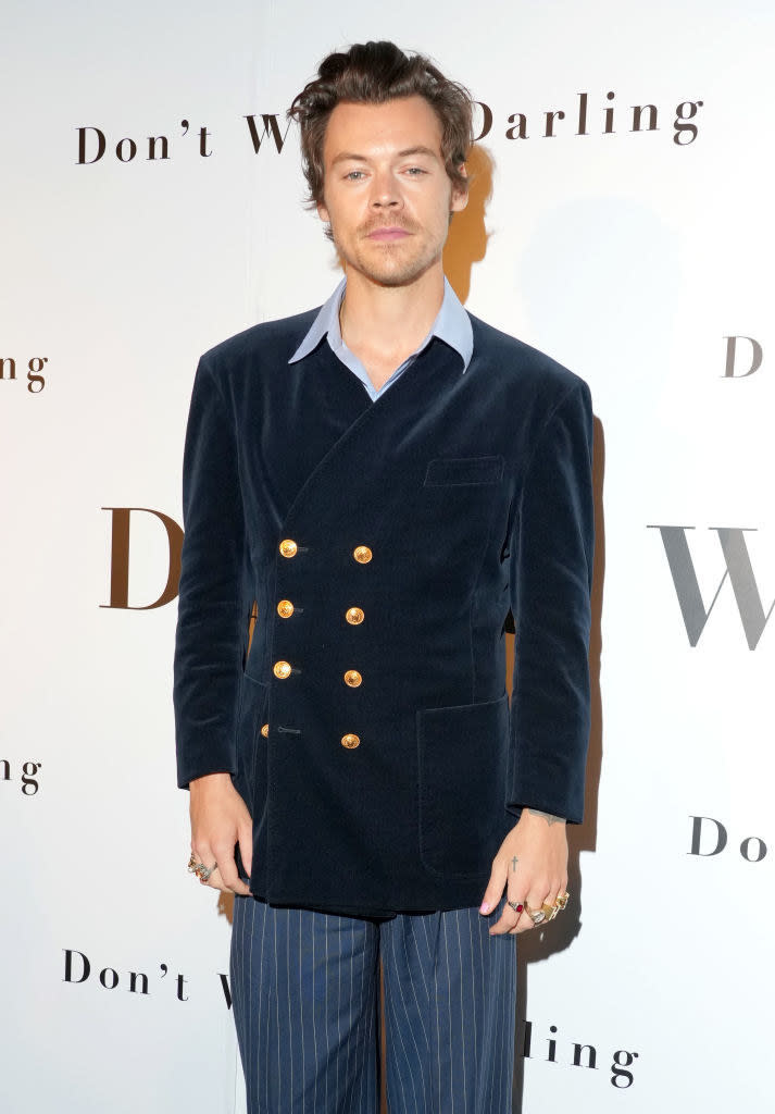 Styles at the "Don't Worry Darling" premiere