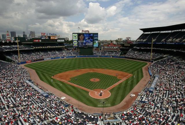 Which stadiums were used for less time than Turner Field?