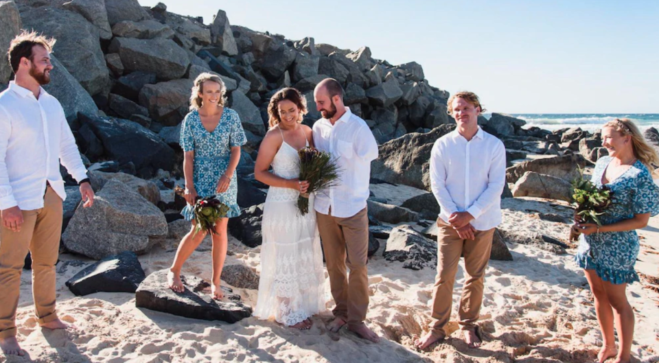 The couple wed in WA last month. Source: Melissa’s Photography / Sunrise