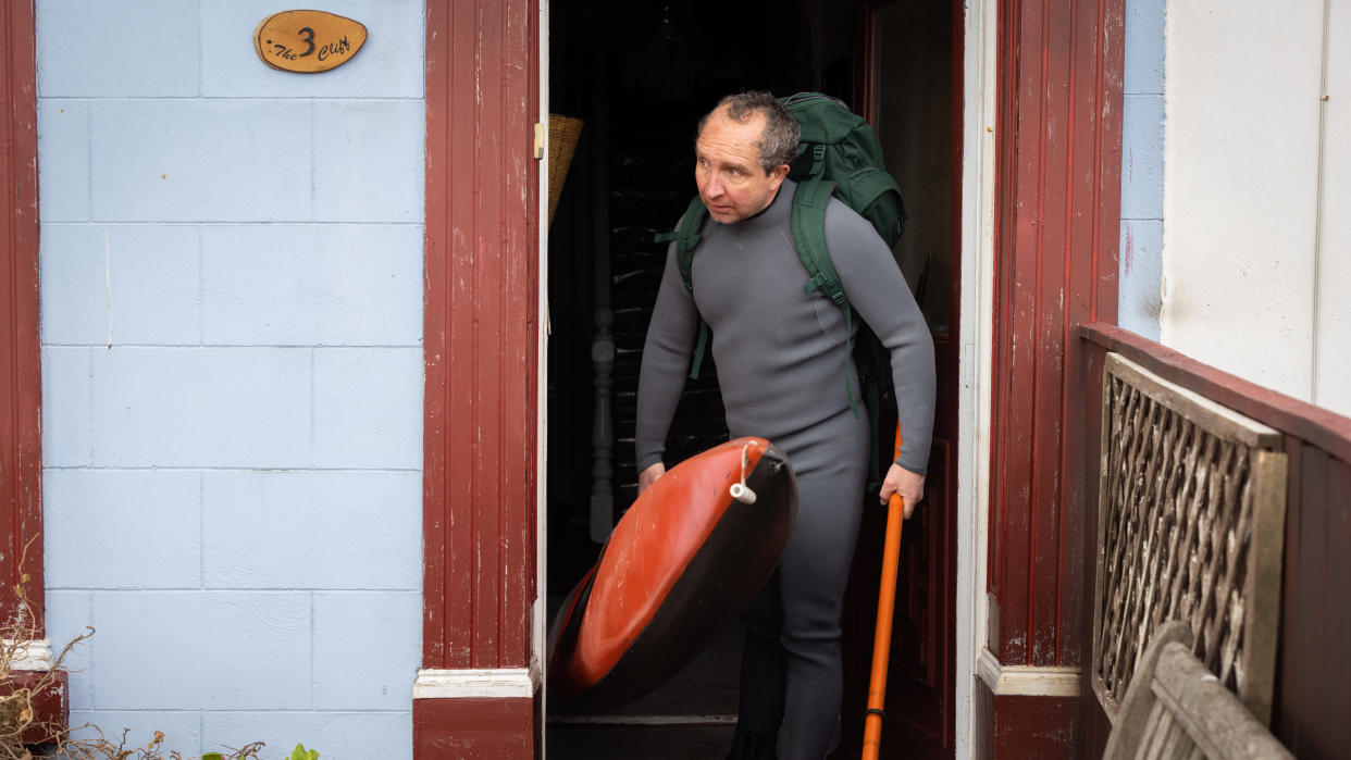 Eddie Marsan as John Darwin in 'The Thief, His Wife and The Canoe'. (Story Films/ITV)