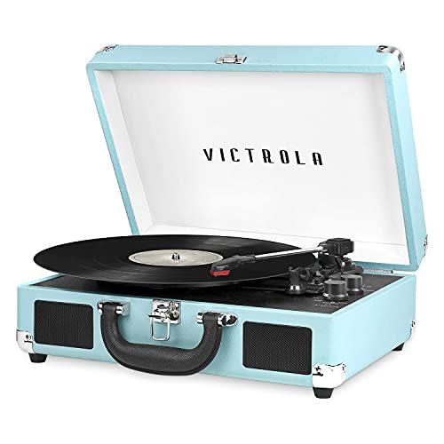 12) Victrola Vintage 3-Speed Bluetooth Portable Record Player