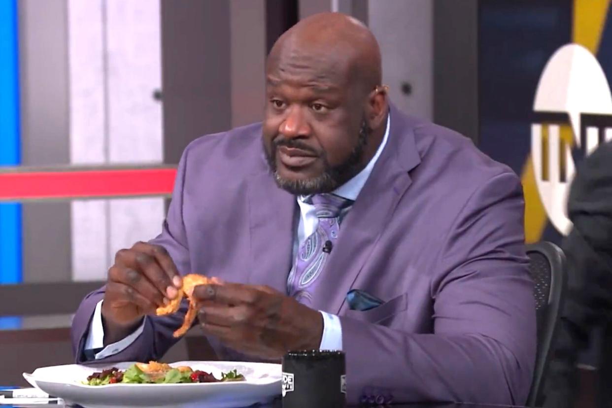 Shaquille O'Neal Eats Frog Legs After TCU Loss