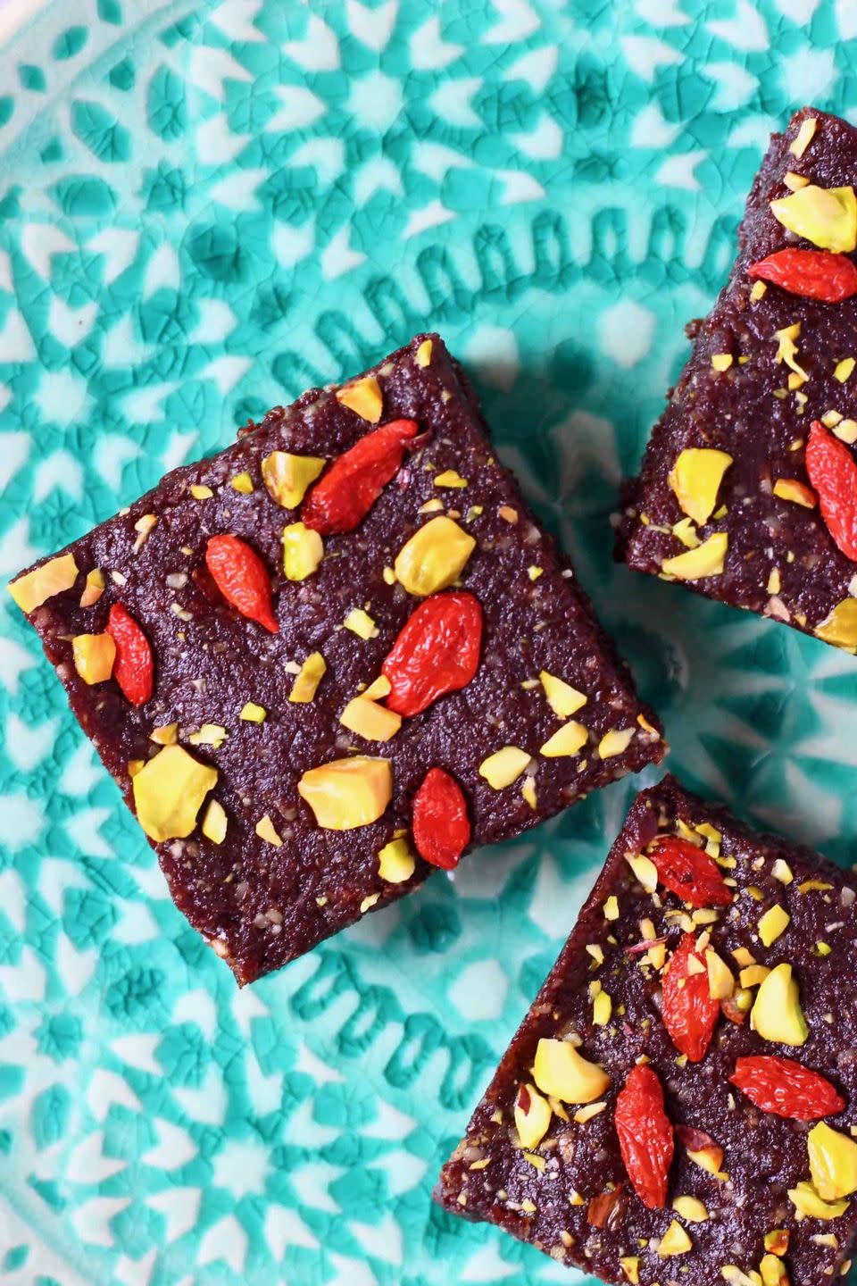 Vegan No-Bake Brownies