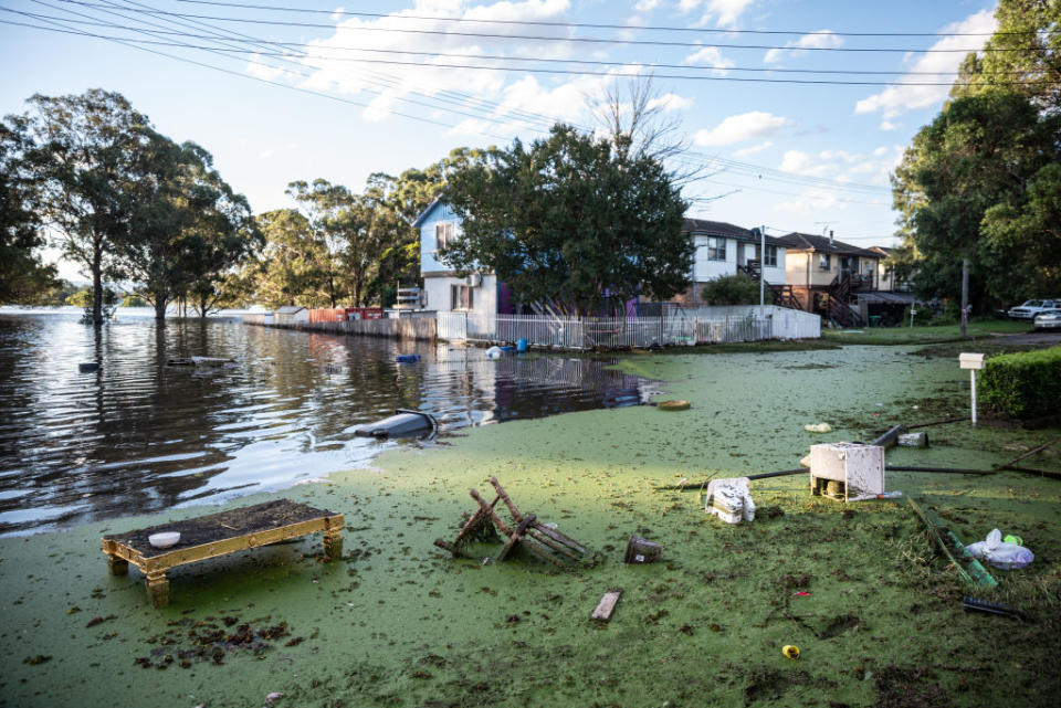 South Windsor was subject to severe flooding earlier in the week. Source: Getty