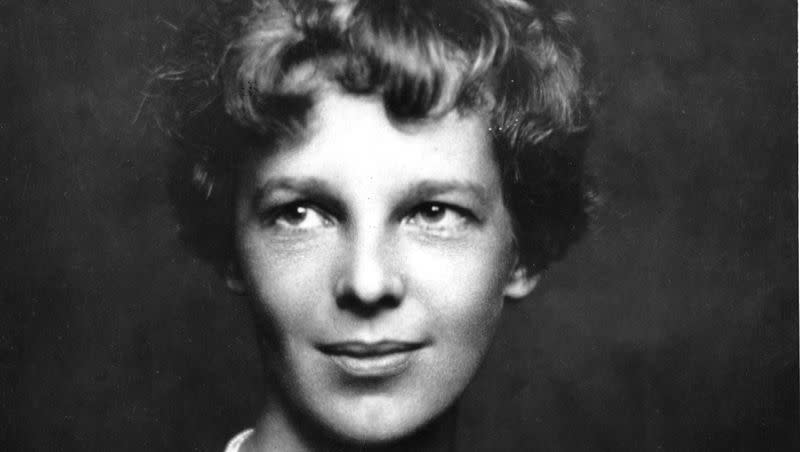 This is an undated photo of Amelia Earhart.