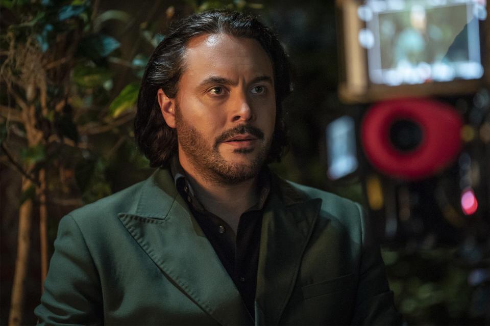 BTS, Jack Huston as Lasher - Mayfair Witches _ Season 1, Episode 1 - Photo Credit: Alfonso Bresciani/AMC