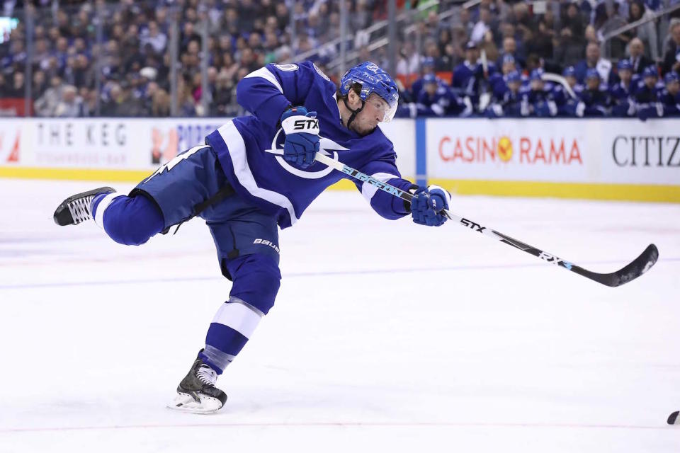 The Vancouver Canucks received forward J.T. Miller from the Tampa Bay Lightning on Saturday. (Tom Szczerbowski-USA TODAY Sports)