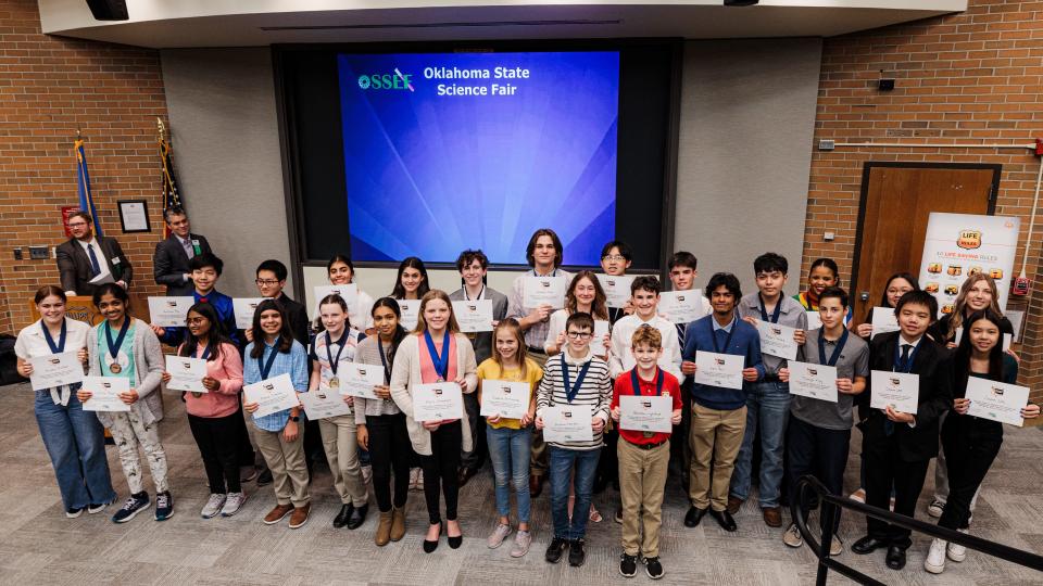 During the Bartlesville District Science Fair, 44 students were chosen to attend the Oklahoma State Science and Engineering Fair, scheduled for March 8-9, at Oklahoma State University.