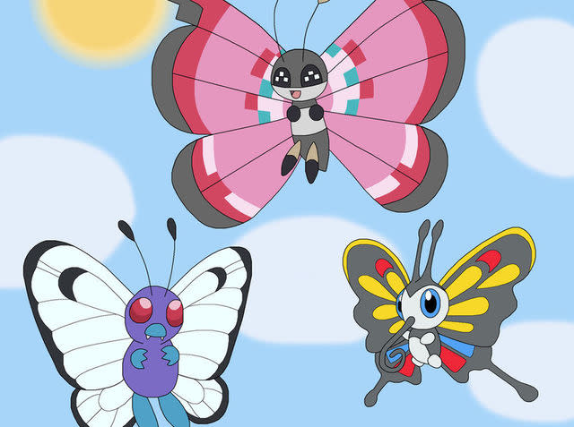 beautifly and butterfree