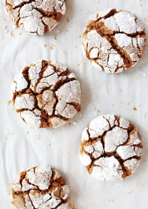 <p>If You Give a Blonde a Kitchen</p><p>Gingerbread crinkle cookies are a must-try during the holidays. They are chewy, full of ginger flavor and coated in sugar with exposed cookie cracks.</p><p><strong>Get the recipe: <a href="https://www.ifyougiveablondeakitchen.com/gingerbread-crinkle-cookies/" rel="nofollow noopener" target="_blank" data-ylk="slk:Gingerbread Crinkle Cookies;elm:context_link;itc:0;sec:content-canvas" class="link rapid-noclick-resp">Gingerbread Crinkle Cookies</a></strong></p>