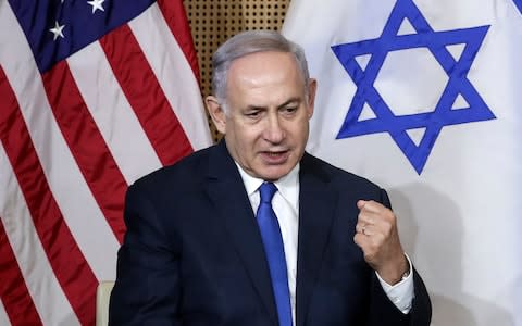 Benjamin Netanyahu hailed the summit for bringing Israel together with the Arab states - Credit: AP Photo/Michael Sohn