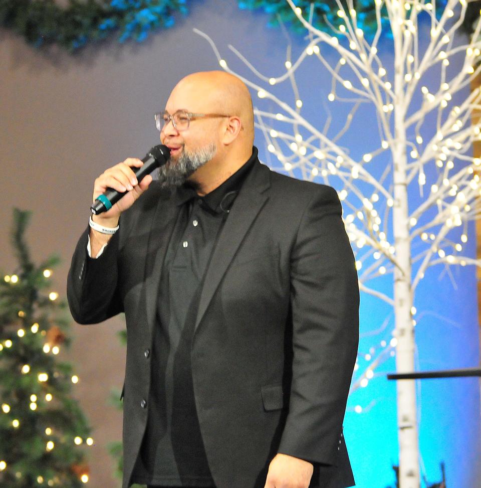 Steventhen Holland sings during a Sanctity of Human Life Sunday Community Service on Sunday, Jan. 16, 2022 at Bethel Baptist Church in Savannah