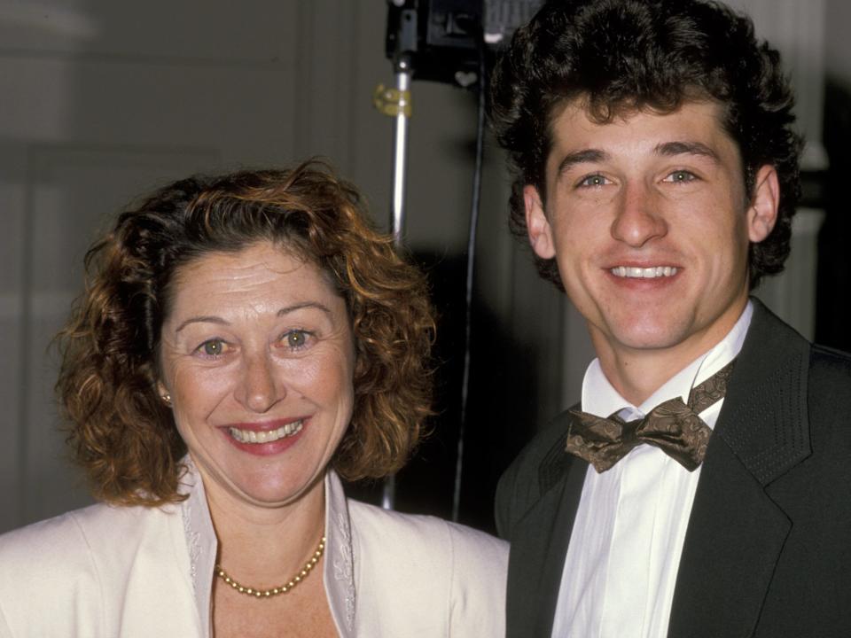 Patrick Dempsey And Rocky Parker at the 42nd Annual Writers Guild of America Awards in Beverly Hills, California.