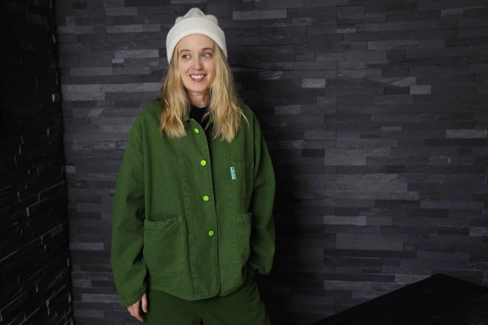 Megan Park poses for a portrait to promote her film "My Old Ass" during the Sundance Film Festival on Monday, Jan. 22, 2024, in Park City, Utah. (Photo by Charles Sykes/Invision/AP)